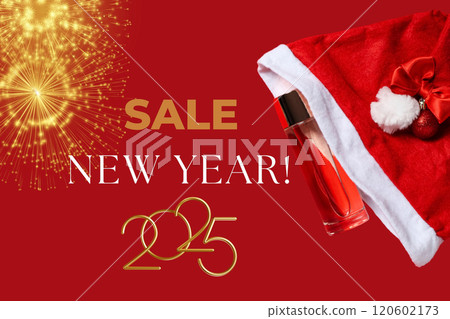 Christmas sale, Merry Christmas and Happy New Year shopping 120602173