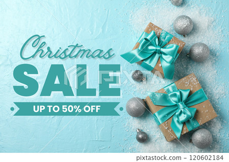 Christmas sale, New Year sale, Merry Christmas and Happy New Year shopping 120602184