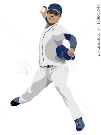 Baseball player "Pitcher" 120603740