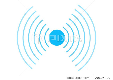 Sonar sound waves icons wireless wifi, radial line media, Radio, radar station signal. Scan, rings circle ripples 120603999