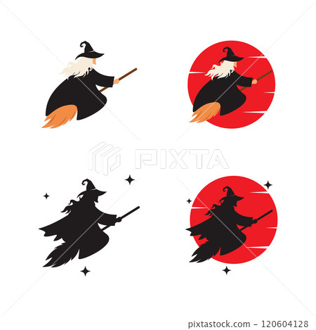 Witch illustration icon Witch illustration icon 120604128