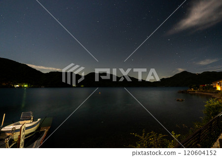Night view of Lake Chuzenji in Nikko 120604152