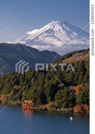 <Kanagawa Prefecture> Mt. Fuji and Lake Ashi, Mt. Fuji seen from Hakone <Kanagawa Prefecture> Mt. Fuji and Lake Ashi, Mt. Fuji seen from Hakone 120604363