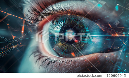 Blue eyes looking to the future Blue eyes looking to the future 120604945