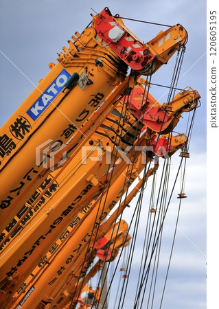 Rough terrain crane image 120605195