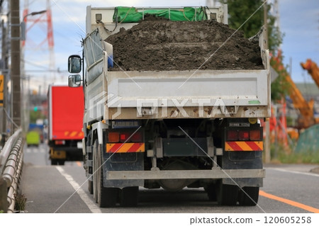 Dump truck image 120605258