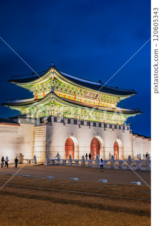 Seoul Gwanghwamun Night View 120605343