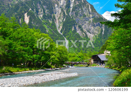 Spring, Kamikochi, Azusa River, Kappa Bridge 120606199