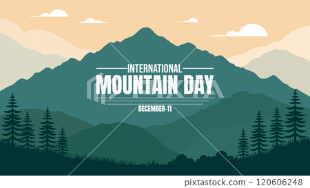 Celebrate International Mountain Day templet Celebrate International Mountain Day templet 120606248
