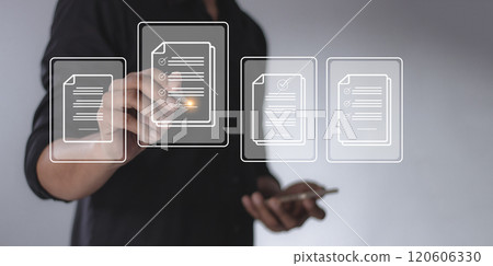 Young man with smartphone mobile hand hold a pen touching to sign a business contract online Young man with smartphone mobile hand hold a pen touching to sign a business contract online 120606330