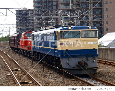 EF65 501+DD51+舊客車普通列車 EF65 501+DD51+舊客車普通列車 120606772