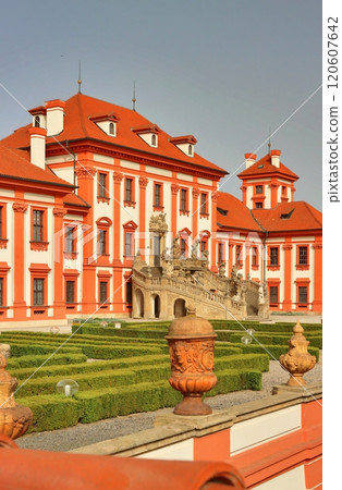 Beautiful Troja castle in Czech republic Beautiful Troja castle in Czech republic 120607642