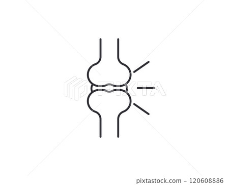 Osteoporosis, bone, disease icon. Vector illustration. Osteoporosis, bone, disease icon. Vector illustration. 120608886