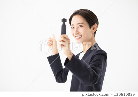 女性主播形象（照片素材） 120610889