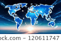 World map and digital network symbolizing the future World map and digital network symbolizing the future 120611747