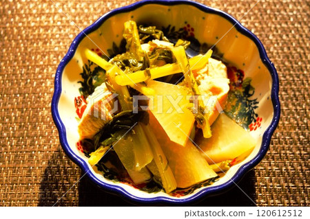 Simmered radish and chicken breast 2 120612512