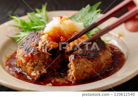 Japanese style hamburger steak 120612540