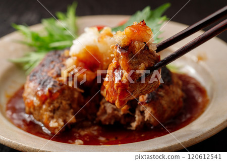 Japanese style hamburger steak Japanese style hamburger steak 120612541