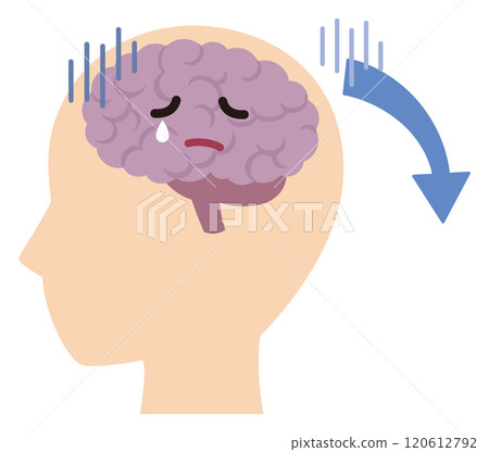 Brain stress fatigue Brain stress fatigue 120612792