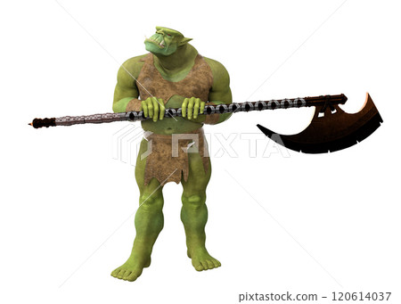 3D Fantastic green ogre 3D Fantastic green ogre 120614037