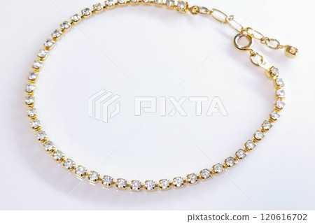 金色水鑽手鍊 金色水鑽手鍊 120616702