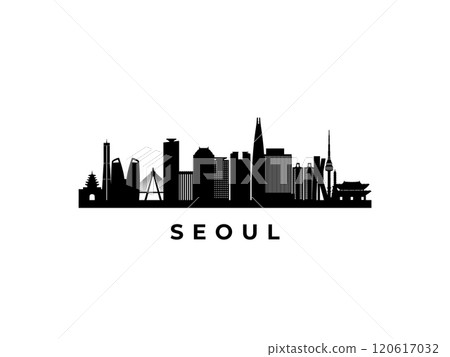 Vector Seoul skyline Vector Seoul skyline 120617032