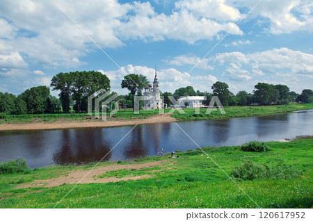 river in the old town Vologda river in the old town Vologda 120617952
