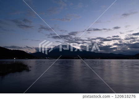 冬天的河口湖和山中湖 冬天的河口湖和山中湖 120618276