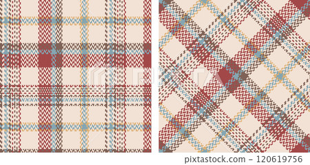 Check plaid set seamless pattern. Check plaid set seamless pattern. 120619756