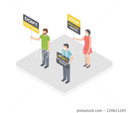 People Characters trying to Save Planet Earth. Isometric environmental protest concept. Measuring Planet Temperature. Global Warming and Climate Change Concept. Vector Illustration. People Characters trying to Save Planet Earth. Isometric environmental protest concept. Measuring Planet Temperature. Global Warming and Climate Change Concept. Vector Illustration. 120621205