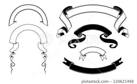 Obi 形單色日式復古設計標籤套裝。 120621498