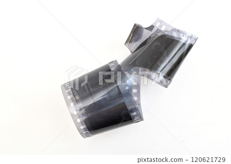 Old developed photographic film. 120621729