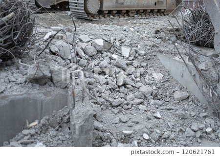 Image of a demolition site (stock photo) Image of a demolition site (stock photo) 120621761