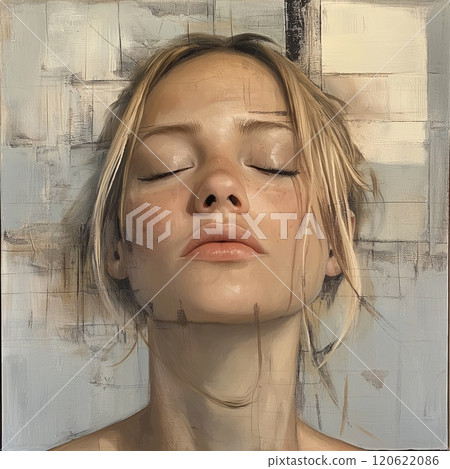 Artistic Portrait of a Woman in Serenity Artistic Portrait of a Woman in Serenity 120622086