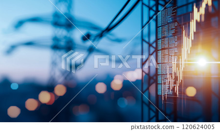 能源和經濟的抽象表示 能源和經濟的抽象表示 120624005