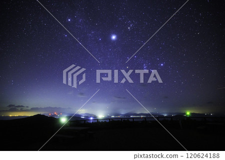 《Seto Kaze no Oka Park, Ehime Prefecture》 Starry sky from the observation deck at Seto Kaze no Oka Park 《Seto Kaze no Oka Park, Ehime Prefecture》 Starry sky from the observation deck at Seto Kaze no Oka Park 120624188