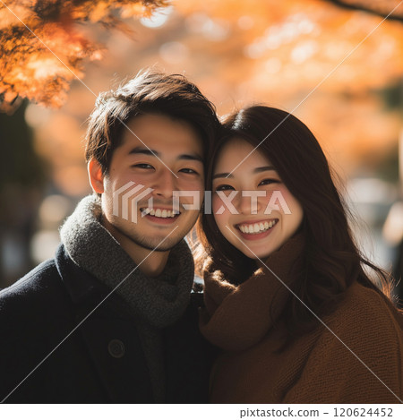 秋葉和年輕夫婦 秋葉和年輕夫婦 120624452