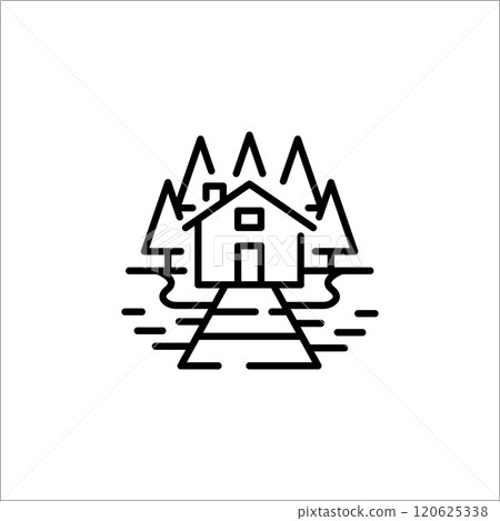 Forest Cabin icon 120625338