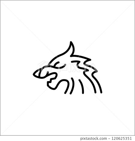 Wolf icon 120625351