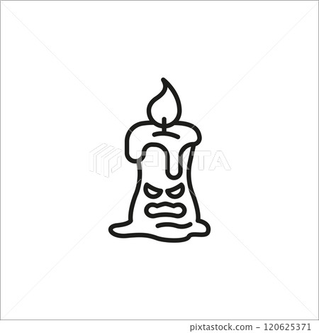 Scary Melting Candle icon Scary Melting Candle icon 120625371