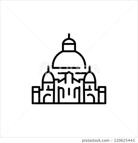 Sacre-Coeur Basilica icon Sacre-Coeur Basilica icon 120625443