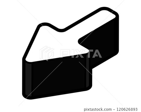 箭頭插畫素材 120626893