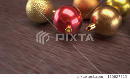The Christmas decor Background for Holiday concept 3d rendering. 120627313