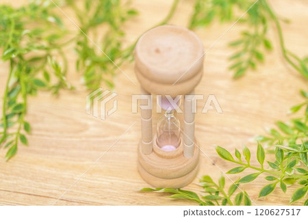 Hourglass counting the remaining time 120627517