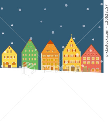 Rothenburg ob der Tauber Germany snow landscape night 120628157
