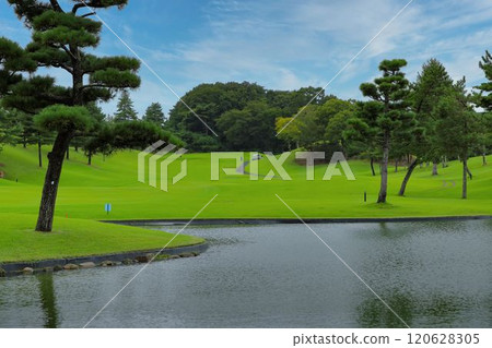 Golf Life: View from the 16th green at Rifu Golf Club 120628305