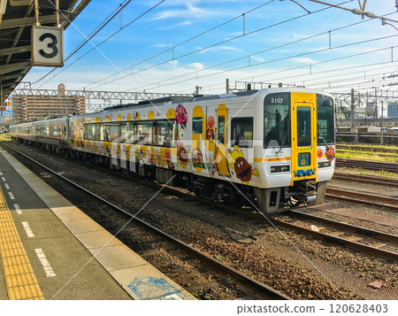 JR Shikoku Limited Express Uwakai train carriage 120628403