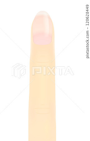 Illustration of only one index finger 120628449