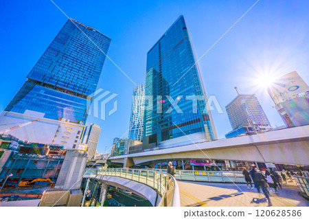 Tokyo cityscape in Japan to the future. A ruin-like scene... Goodbye Shibuya Station West Exit... And to a new era... A ray of hope = 25th Tokyo cityscape in Japan to the future. A ruin-like scene... Goodbye Shibuya Station West Exit... And to a new era... A ray of hope = 25th 120628586