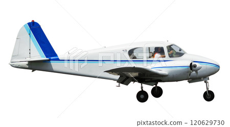 Sports monoplane on white background Sports monoplane on white background 120629730